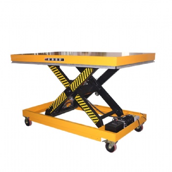 Lifting platform for industrial supplies Hydraulic electric scissor lift with moving wheels