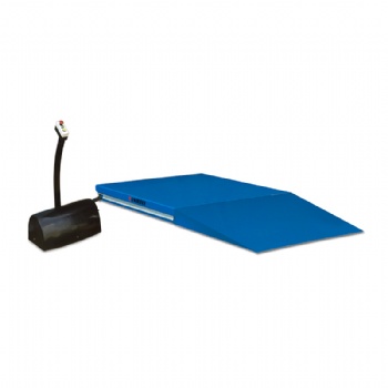 Portable Low Profile Hydraulic Pallet Scissor Lift Table With Ramp for Easy Loading