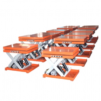 Double-layer rotation Hydraulic Scissor Lift Table