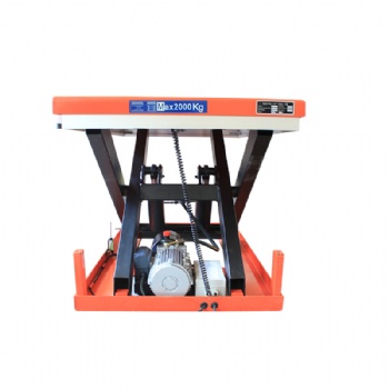 2000kg hydraulic drive scissor lifting platform for factory