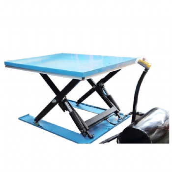 1000kg - 2000kg Load Capacity Low-Profile Hydraulic Electric Scissor Lift Platform