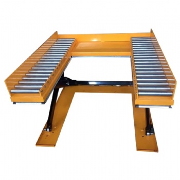 U Shape Electric Lift Table Scissor Type Lifting Table with Rollers