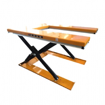 U Shape Electric Lift Table Scissor Type Lifting Table with Rollers