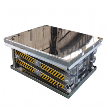 500kg durable stainless steel scissor lifting platform for factory workshop
