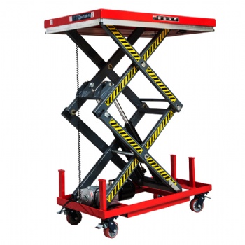 Customized scissor lifting platform wheel for warehouse logistics