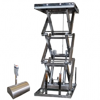 AC Powered Electric Stationary Stainless Steel Hydraulic Scissor Lift Table