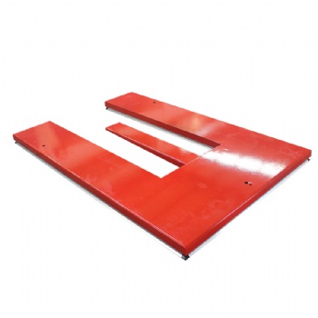 1000kg E shaped platform Hydraulic Scissor Lift Table