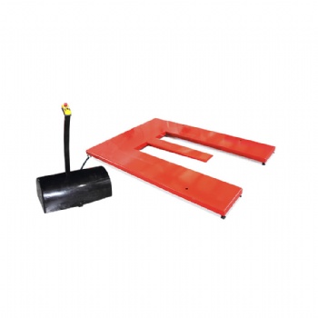 1500kg E shaped platform Hydraulic Scissor Lift Table